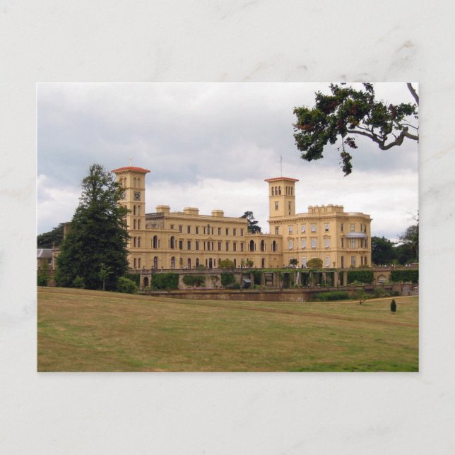 Postcard Osborne house, Isle of Wight, Storbritann Vykort (Framsida)