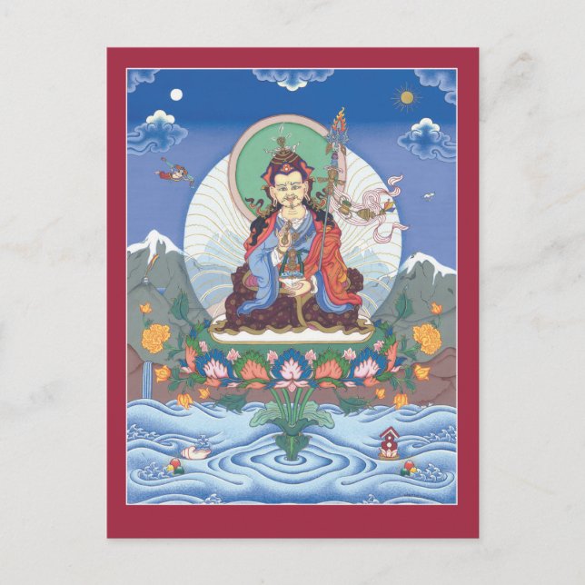 POSTCARD Padmasambhava / Guru Rinpoche Vykort (Framsida)