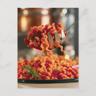 POSTCARD PASTA DINNER PLATE VYKORT