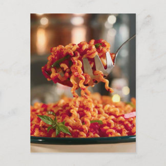 POSTCARD PASTA DINNER PLATE VYKORT