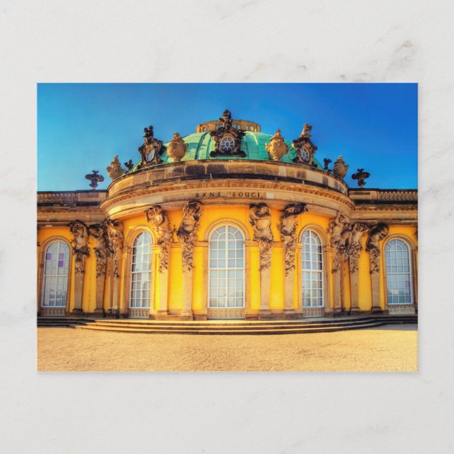 Postcard Potsdam Sanssouci Palace, Versailles Vykort (Framsida)