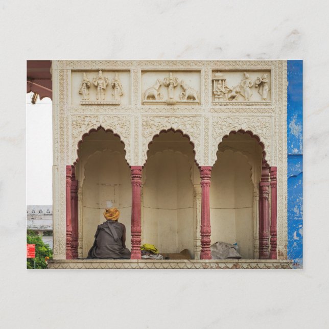 Postcard Pushkar Camel Fair, Rajasthan, Indien Vykort (Framsida)