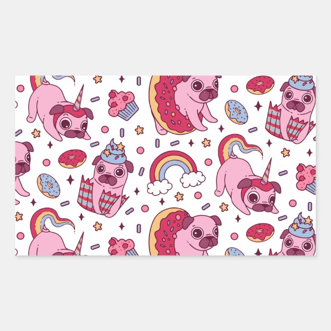 Postcard Rektangulärt Klistermärke (Framsida)