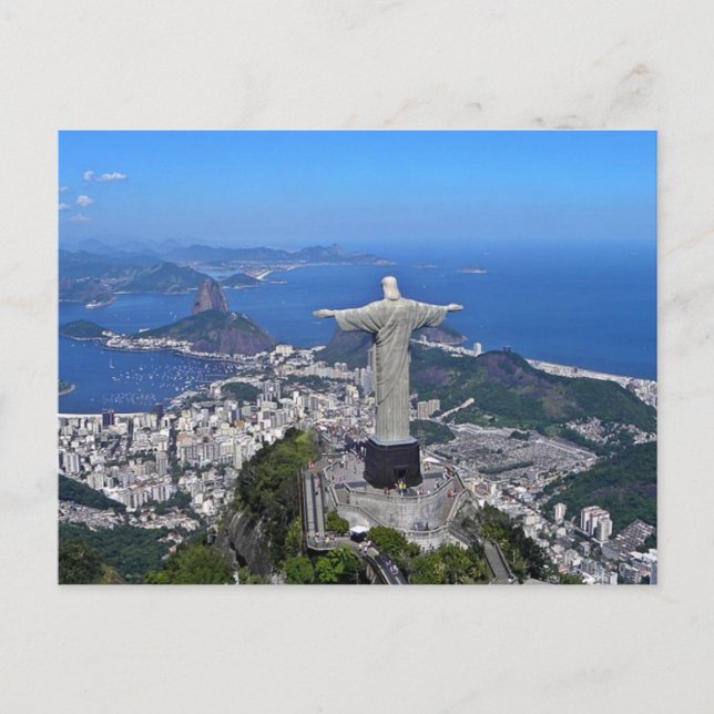 Postcard Rio de Janeiro, Brasilien Vykort (Framsida)