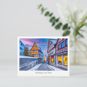 Postcard Rothenburg ob der Tauber, Tyskland Vykort