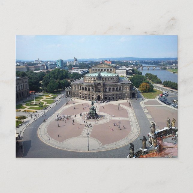 Postcard Semperoper in Dresden Germany Vykort (Framsida)