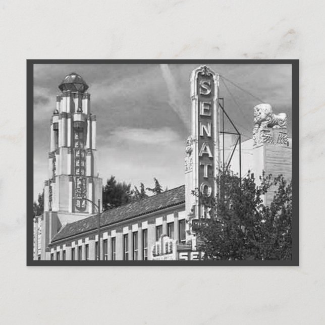 POSTCARD ~ Senator Theater Vykort (Framsida)