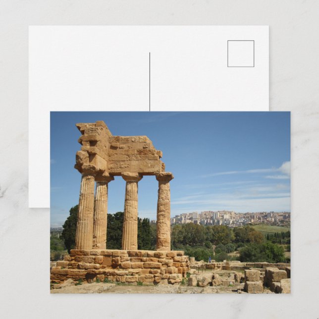 PostCard Sicilia 🇮🇹 ☀️ 13 Vykort (Fram/baksida)