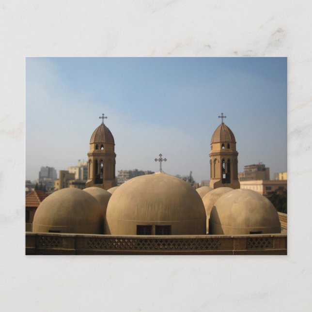 Postcard St.Mark Church, Heliopolis i Kairo Egypte Vykort (Framsida)