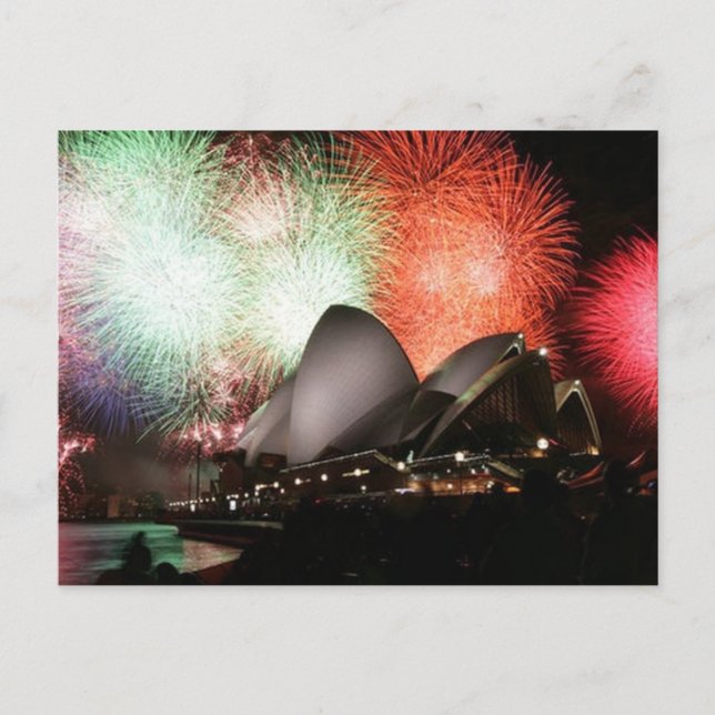 Postcard-Sydney Opera House Vykort (Framsida)