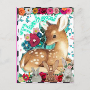 POSTCARD-tack-kort Vykort