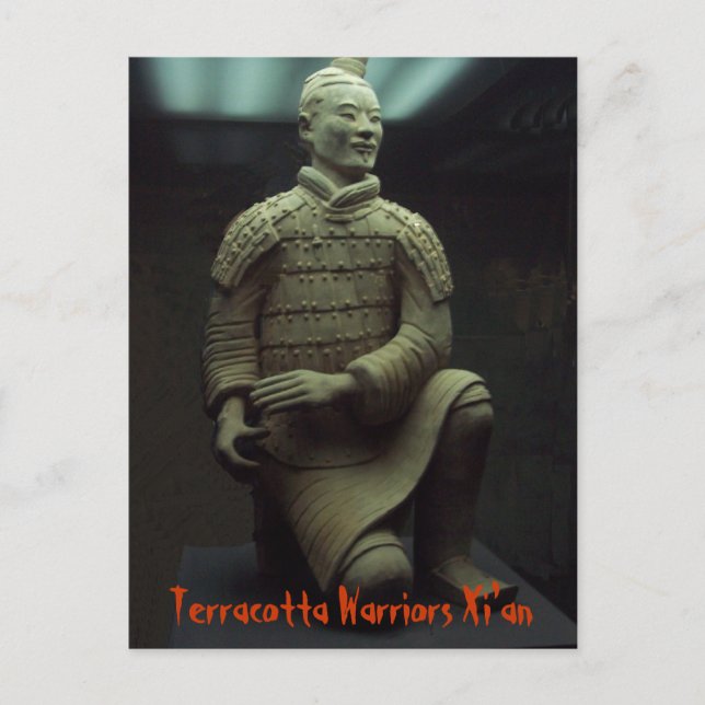 POSTCARD - Terracotta Warrior Xián China Vykort (Framsida)