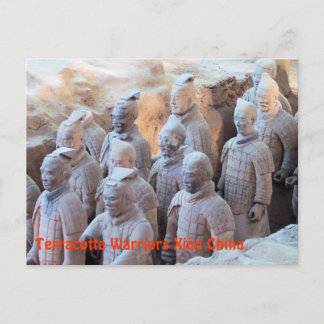 POSTCARD - Terracotta Warriors Xián China Vykort