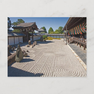 Postcard Tofuku-Ji Zen Garden Kyoto, Japan Vykort