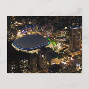 Postcard Tokyo Dome by night, Tokyo, Japan Vykort