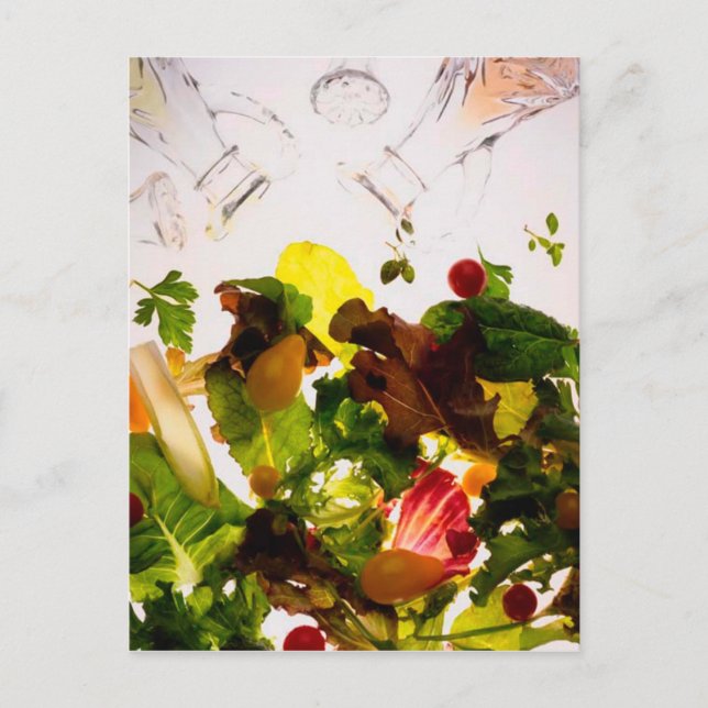 POSTCARD TOSSED GRÖNT SALAD VYKORT (Framsida)