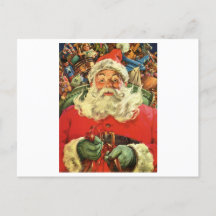 POSTCARD : VINTAGE CHRISTMAS : Jultomten