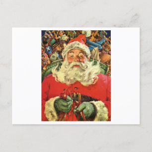 POSTCARD : VINTAGE CHRISTMAS : Jultomten Vykort