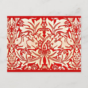Postcard-Vintage Fabric/Mode-William Morris 11 Vykort