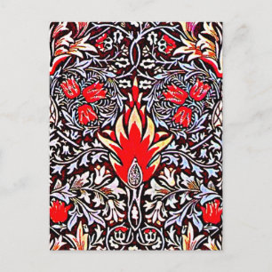 Postcard-Vintage Fabric/Mode-William Morris 23 Vykort