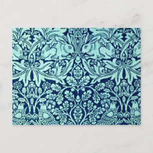 Postcard-Vintage Fabric/Mode-William Morris 24 Vykort