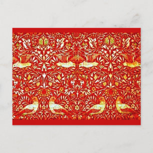 Postcard-Vintage Fabric/Mode-William Morris 6 Vykort