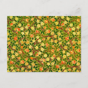 Postcard-Vintage Fabric/Mode-William Morris 7 Vykort