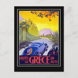 Postcard Vintage resor Grece Grekland Vykort