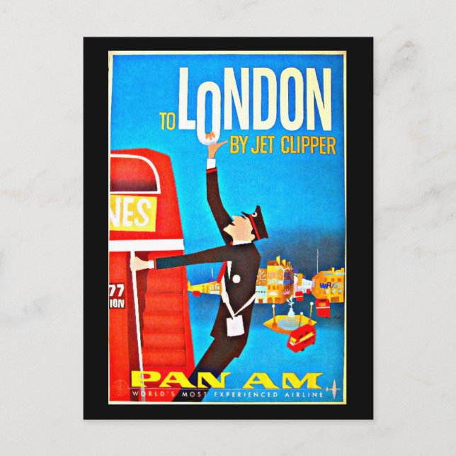 Postcard-Vintage resor-London Vykort (Framsida)
