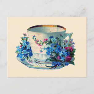 POSTCARD: VINTAGE TEKOPP VYKORT