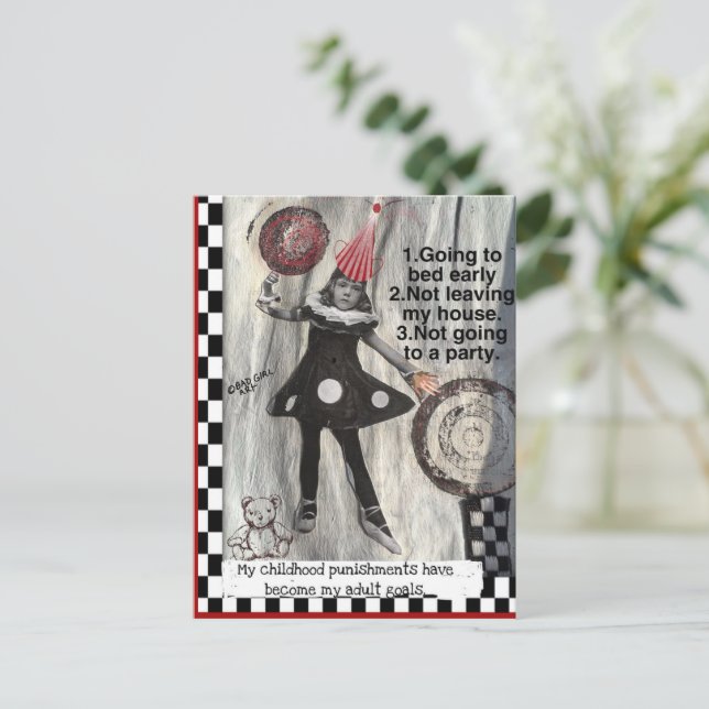 POSTCARD VYKORT (Stående Fram)