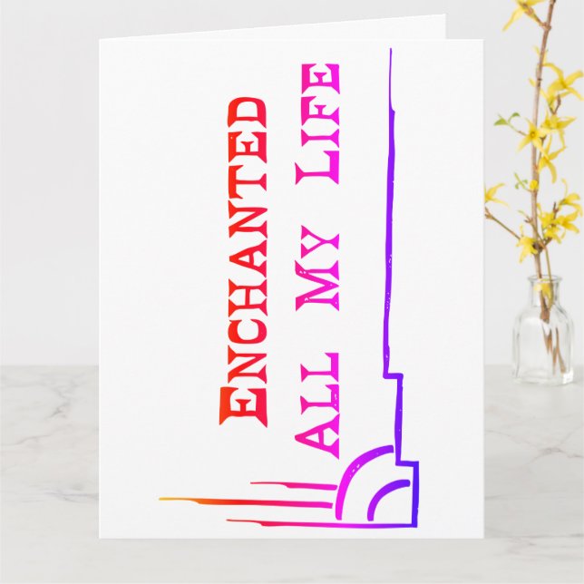 POSTCARD w ENVELOPE studio miiri Kort (Gul blomma)