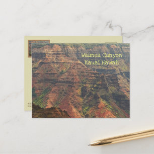 POSTCARD Waimea Canyon, Kauai, Hawaii Vykort