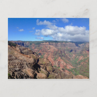 Postcard Waimea-dalen på Kauai-ön Vykort