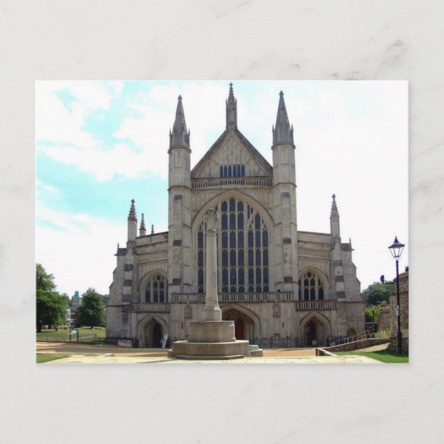 Postcard Winchester Cathedral, Storbritannien Vykort (Framsida)