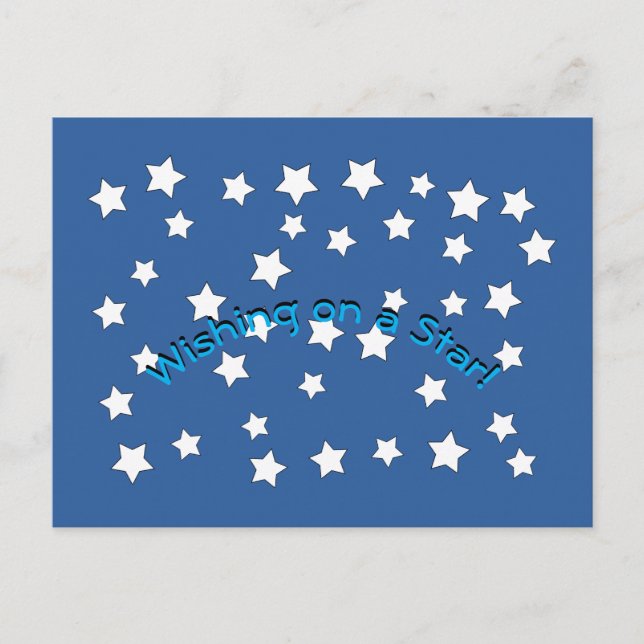 Postcard - Wishing on a Star #2 Vykort (Framsida)