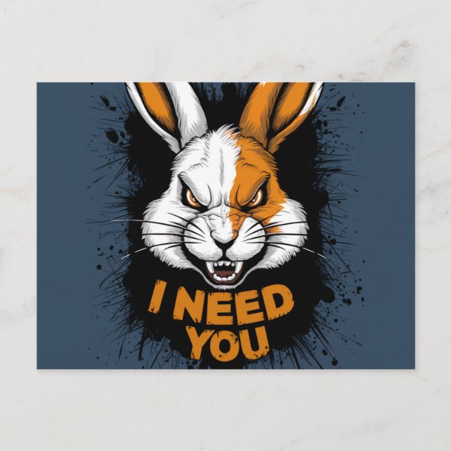 Postcards I Need You 04 Vykort (Framsida)
