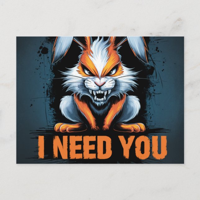 Postcards I Need You 05 Vykort (Framsida)