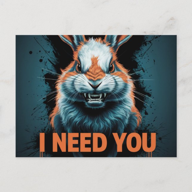 Postcards I Need You Vykort (Framsida)