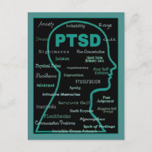 POSTCARDS...PTSD - Symptom Vykort