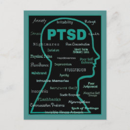 POSTCARDS...PTSD - Symptom Vykort