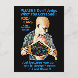 POSTCARDS...RSD/CRPS - Domare inte Vykort