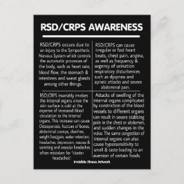 POSTCARDS...RSD/CRPS - Info Vykort
