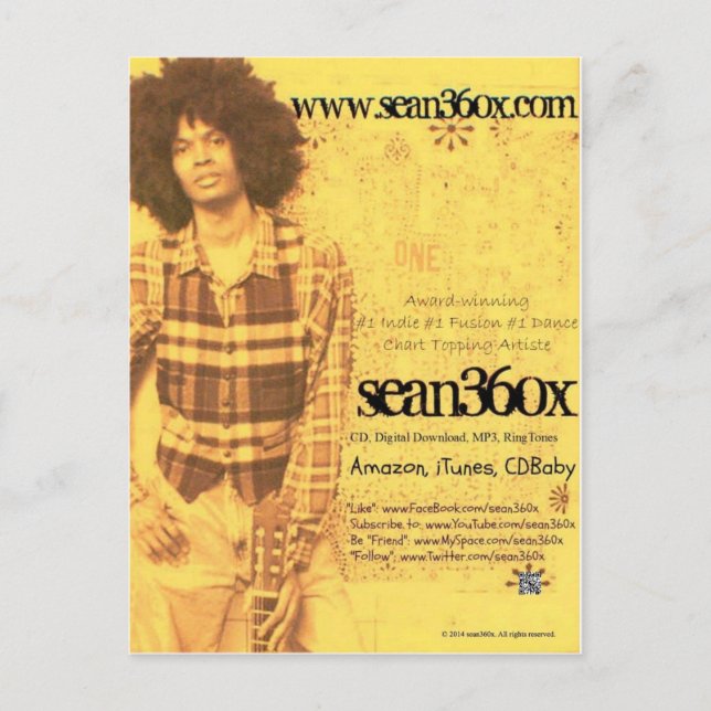 PostCards sean360x Graffiti Vykort (Framsida)