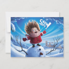 Postcards Snow Day 04 Vykort