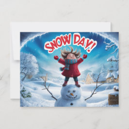 Postcards Snow Day 06 Vykort
