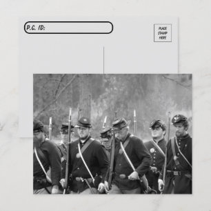 Postcross Battle Weary - Civil Krig Reacement Vykort