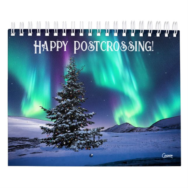 Postcross lycklig - liten kalender (Omslag)