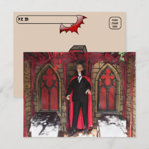 Postcross - Vampire Monster / Halloween Vykort
