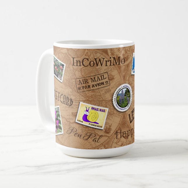 Postcrossing - 0,44 l Kaffe/Te-mugg Kaffemugg (Framsida vänster)